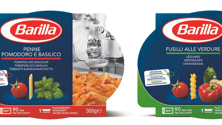 Barilla lanserar färdigrätter – Ta del av det italienska köket, utan spis och kylskåp