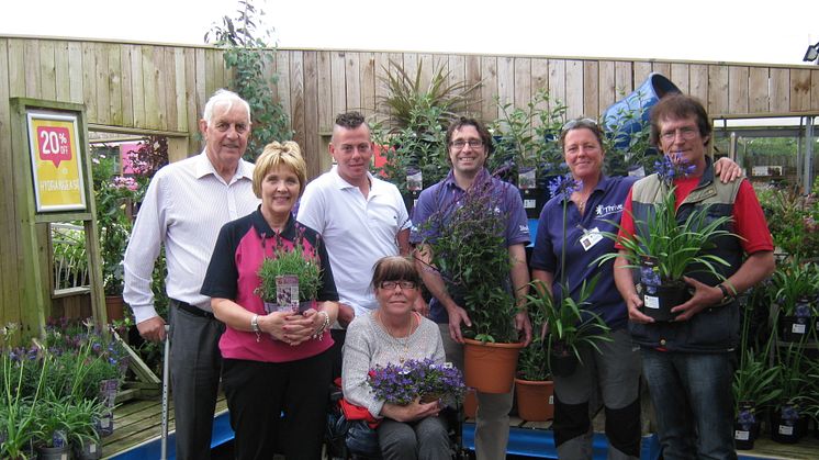 ​Stroke garden blooms thanks to Dobbies donation