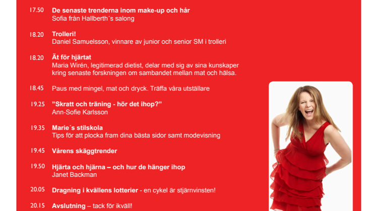 Woman in Red i Eskilstuna – en kväll med kvinnohjärtat i fokus!