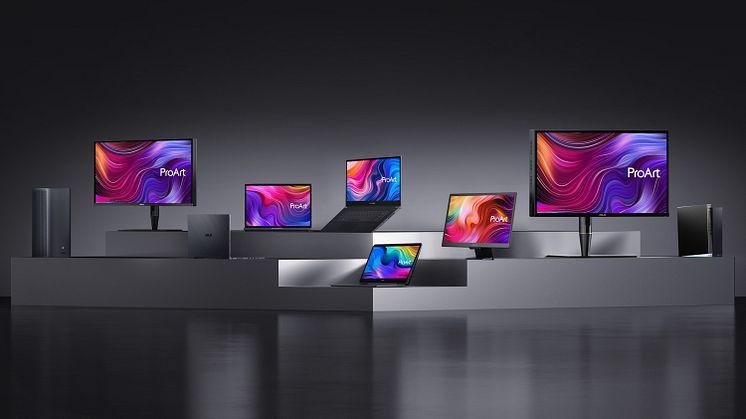 ASUS announces full line up for content creators with the refined ProArts Series