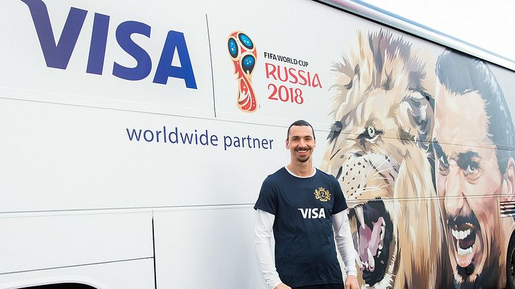 Zlatan Ibrahimović w kampanii Visa