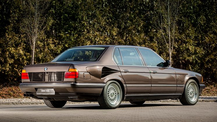 BMW 7-serien kom med V12-motor på 80-talet men att det även provades en 16-cylindrig motor var länge en väl bevarad hemlighet Se ”Goldfisch” på Custom Motor Show i påsk!