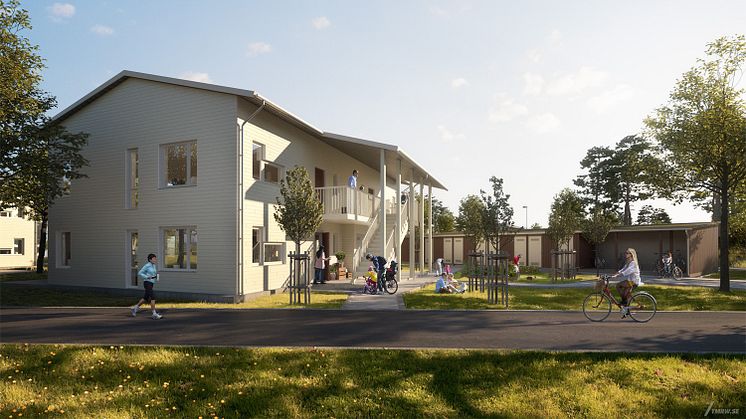 Detaljplanen klar för Riksbyggens Brf Nysätra i Trollhättan