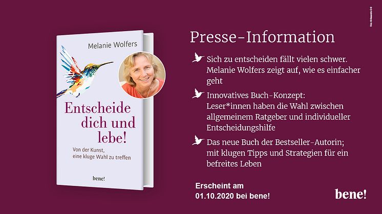 Einfach besser entscheiden - Melanie Wolfers über die Kunst, eine kluge Wahl zu treffen