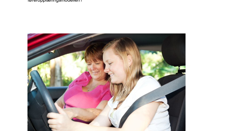 Rapport - Føreropplæring og øvelseskjøring - Anbefaler trafikklærerne en opplæring som er i tråd med intensjonen i føreropplæringsmodellen?