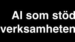 AI-dagen: AI som stöd för verksamheten, 22 maj