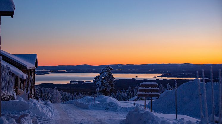 Fryksås with view over lake Orsa. Photo Julius Aspman.