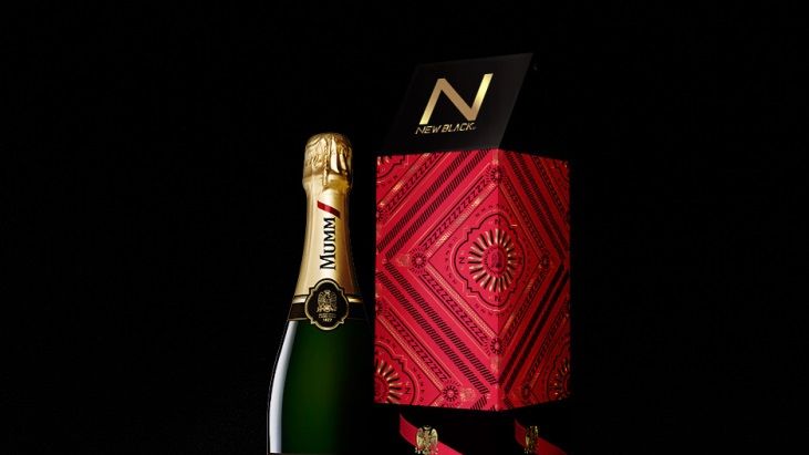 ​Streetwearmärket New Black designar förpackning åt klassiska champagnehuset Maison Mumm