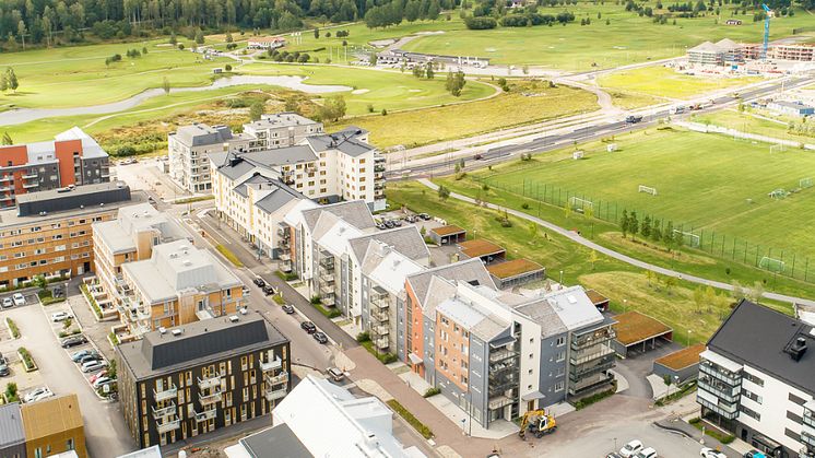 Det är bara ett fåtal, inflyttningsklara, lägenheter kvar i Bonum Brf Pepparmyntan som ligger strax söder om Örebros citykärna.