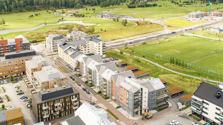 Det är bara ett fåtal, inflyttningsklara, lägenheter kvar i Bonum Brf Pepparmyntan som ligger strax söder om Örebros citykärna.