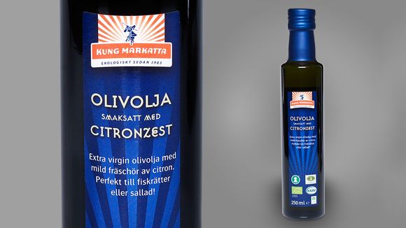 Kung Markatta breddar sitt sortiment av oljor genom en KRAV- och Ä-märkt Olivolja smaksatt med Citronzest