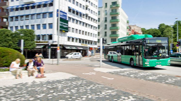 Drottninggatan i Helsingborg öppnas för busstrafiken 14 maj