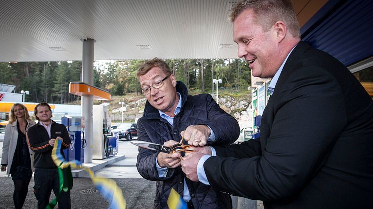 Statoil öppnar ny station med fokus på miljön i Arninge