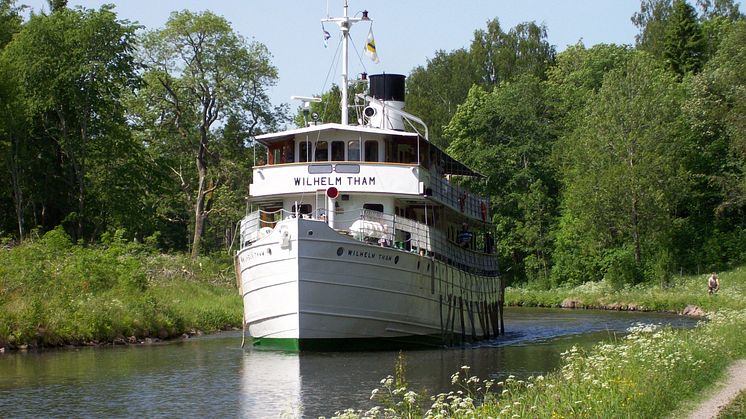 Naturen begränsar för vissa passagerarbåtar på Göta kanal