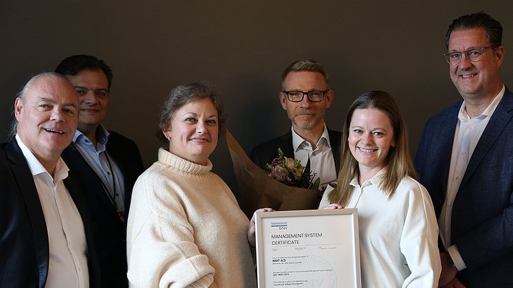 From left: Anders Vidstrup, Claus le Fevre, Trine Velling (DNV), Ricco Larsen, Sara L. Stendevad and Lars B. Petersen