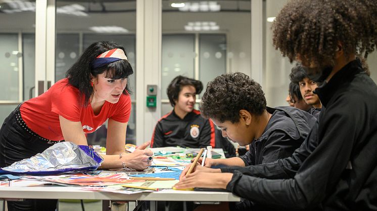 Mood boards for a mural: young local artists are designing an installation for Finsbury Park station 