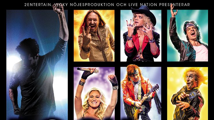 Rock of 80’s till Saab Arena, Linköping