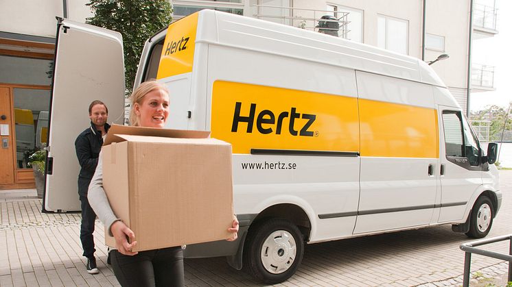 Ökat utbud av transportbilar hos Hertz