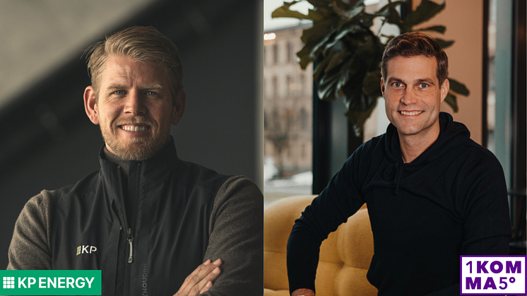 Filip Wiqvist, VD KP Energy & Gunnar Jönsson, VD 1KOMMA5 Sverige & Norden