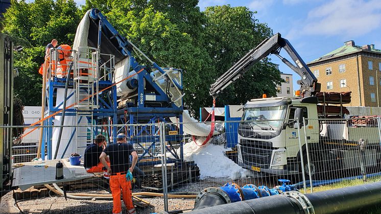 Stora miljövinster när 117 år gammal ledning renoveras