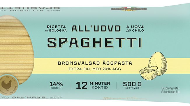 Älskad spaghetti, nu med ägg