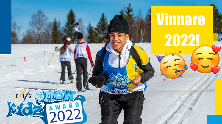 Alla på snö vinnare i FIS SnowKidz Awards för andra gången i rad. Foto: Lasse Trons 