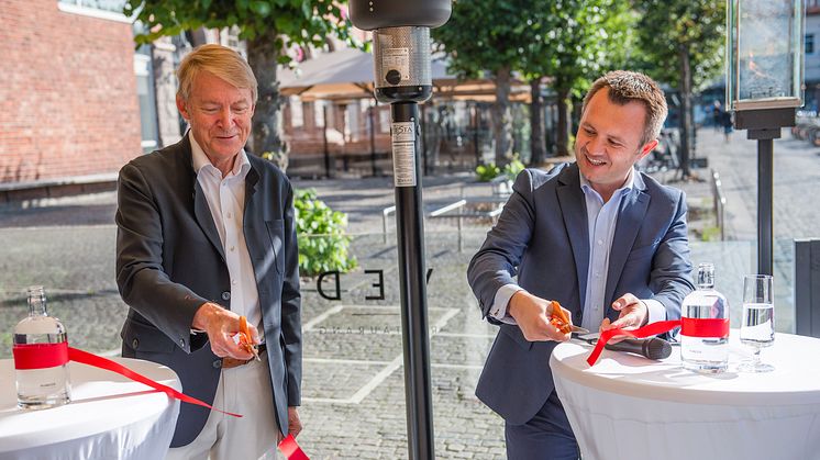 Krogvärme på Mårtenstorget är nu invigd