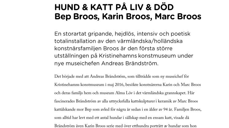 Hund & Katt på Liv & Död - Bep Broos, Karin Broos, Marc Broos