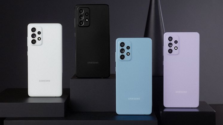 Nu släpper Samsung de nya modellerna Galaxy A52, A52 5G och A72