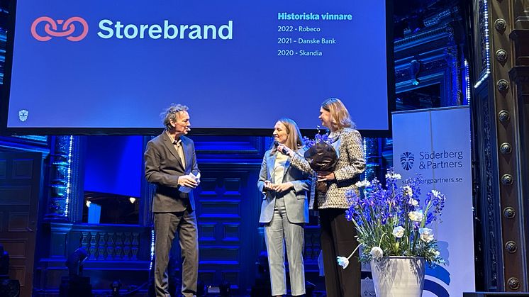 Storebrand är Årets Hållbara aktör enligt Söderberg & Partners