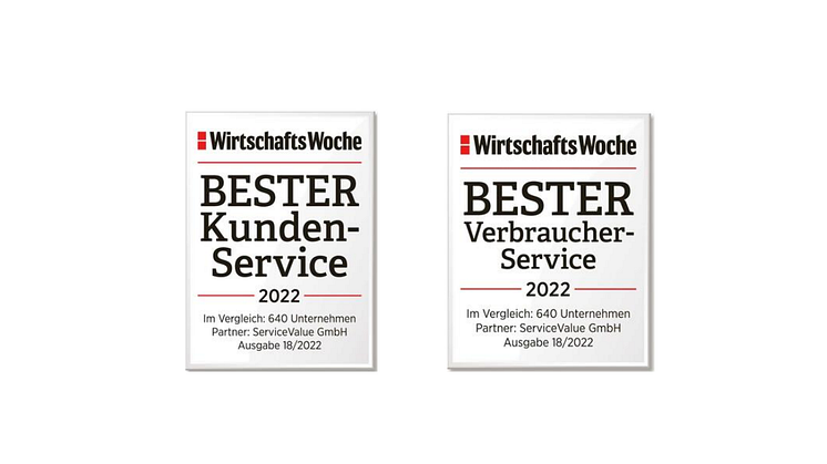 Unternehmen mit ausgezeichnetem Kunden- und Verbraucherservice 