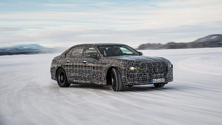 BMW i7: Testes til det yderste på is og sne i Lapland