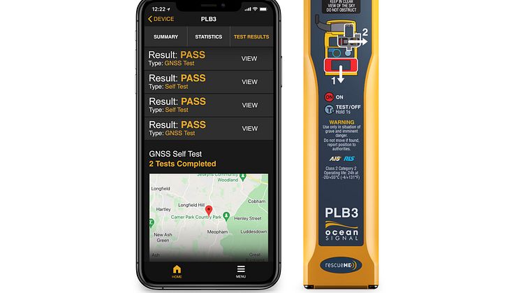 Ocean Signal rescueME PLB3 with mobile app