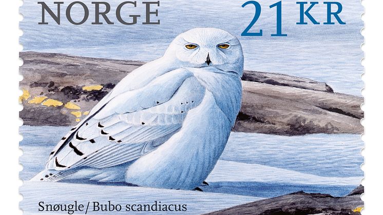 Dette er verdens vakreste frimerke. Kunstner Viggo Ree /arrangement Enzo Finger