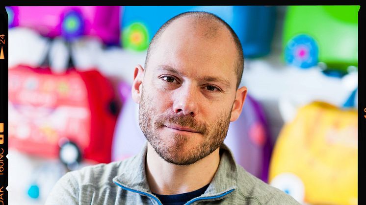 Rob Law, CEO and inventor of Trunki