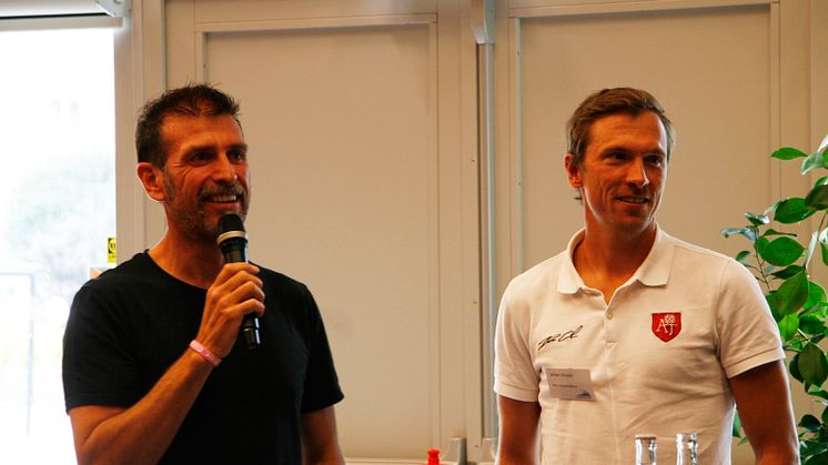 Roberto Vacchi och Johan Olsson.