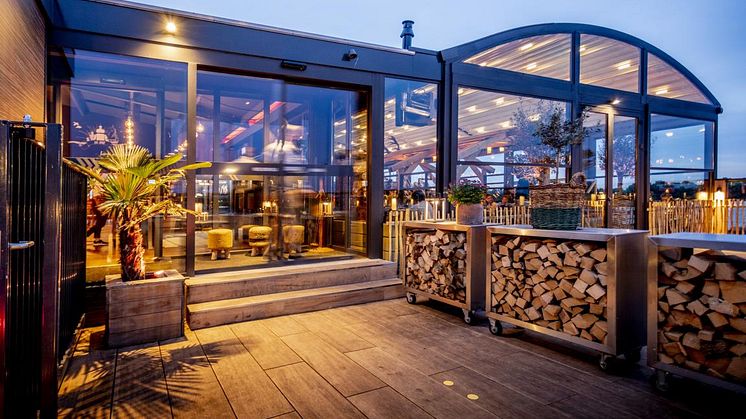 Terrassenüberdachungen für die Außengastronomie ganzjährig einsetzbar