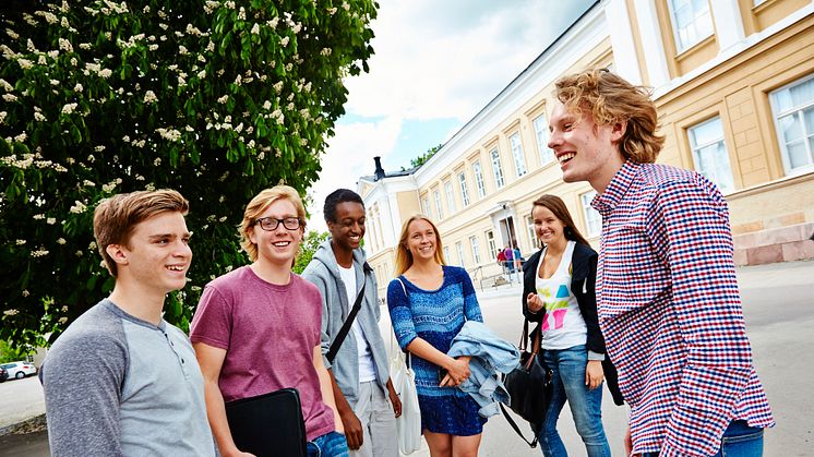 Elever vid Rudbeckianska gymnasiet