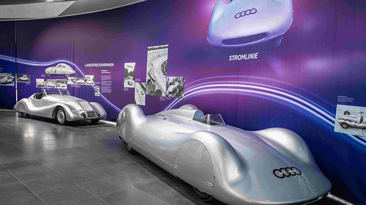 Særudstilling om aerodynamikkens historie på Audi museum