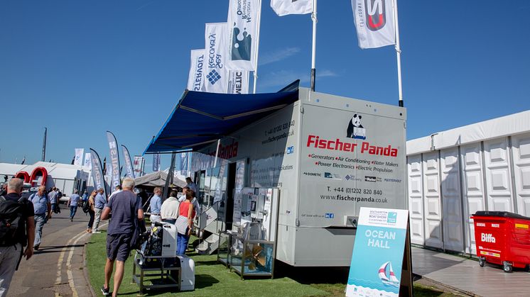 Hi-res image - Fischer Panda UK - Fischer Panda's display trailer at Southampton Boat Show