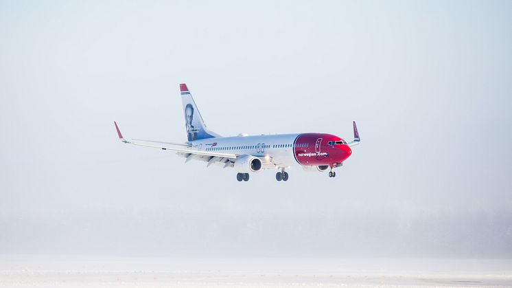 Norwegian Boeing 737-800. Foto: Jørgen Syversen