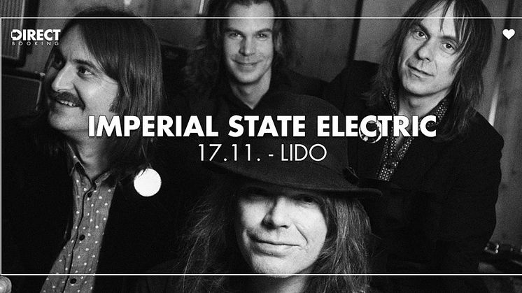 IMPERIAL STATE ELECTRIC  - på turné!