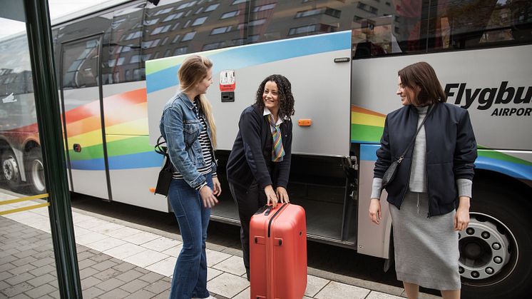 Flygbussarna har högst betyg i hela branschen när det gäller "vänlig och hjälpsam personal".