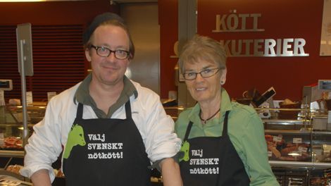 Jens och Ella bjuder på svenskt nötkött
