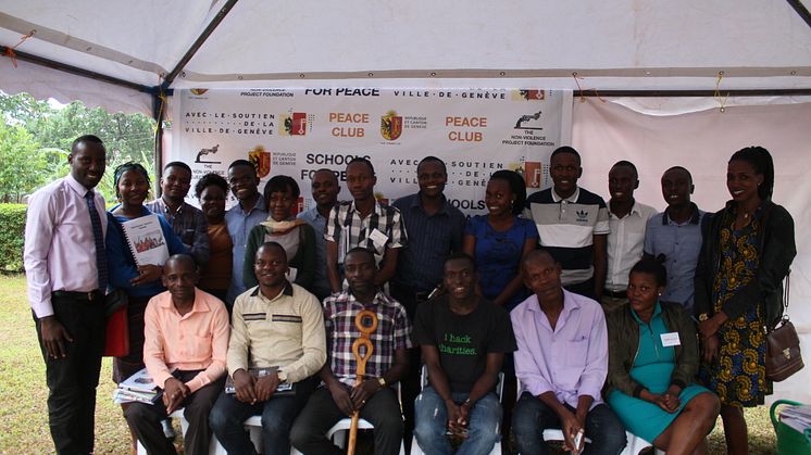 20 NVPF Master Trainers together with Country Director Eddy Balina