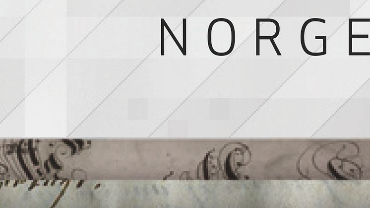 Utsnitt av frimerket som gis ut i forbindelse med at Riksarkivet er 200 år.