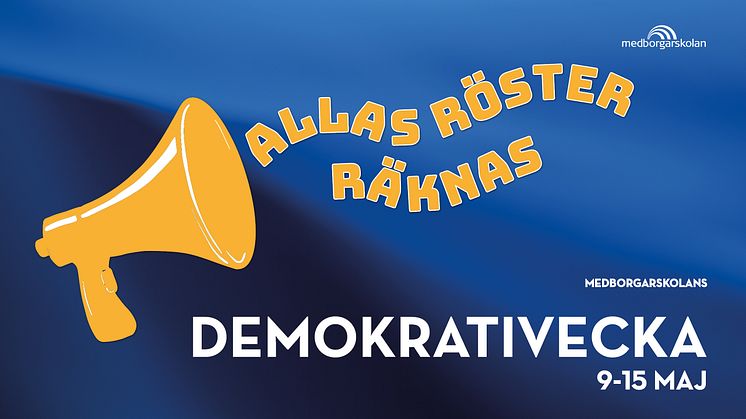 Allas röster räknas - Medborgarskolans nationella demokrativecka med lokala inslag i Örebro