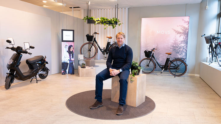 Mikael Klingberg i MOVS showroom