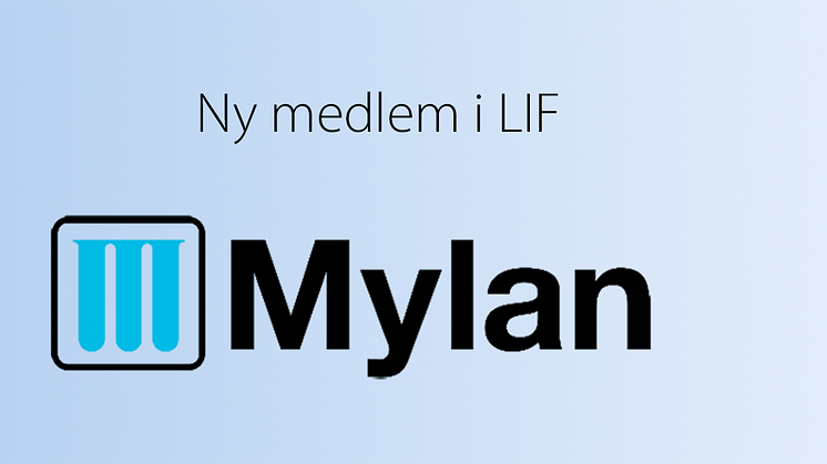 ​Mylan ny medlem i LIF