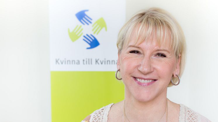 Margot Wallström blir Kvinna till Kvinna-vän!